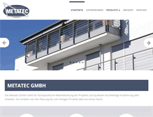 Tablet Screenshot of metatec-gmbh.de